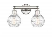 Innovations Lighting 616-2W-PN-G1213-6 - Athens Deco Swirl - 2 Light - 15 inch - Polished Nickel - Bath Vanity Light