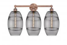 Innovations Lighting 616-3W-AC-G557-8SM - Vaz - 3 Light - 26 inch - Antique Copper - Bath Vanity Light