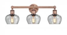 Innovations Lighting 616-3W-AC-G92 - Fenton - 3 Light - 25 inch - Antique Copper - Bath Vanity Light