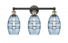 Innovations Lighting 616-3W-BAB-G557-6BL - Vaz - 3 Light - 24 inch - Black Antique Brass - Bath Vanity Light