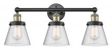 Innovations Lighting 616-3W-BAB-G64 - Cone - 3 Light - 24 inch - Black Antique Brass - Bath Vanity Light