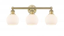 Innovations Lighting 616-3W-BB-G121-6 - Athens - 3 Light - 24 inch - Brushed Brass - Bath Vanity Light