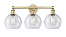 Innovations Lighting 616-3W-BB-G124-8 - Athens - 3 Light - 26 inch - Brushed Brass - Bath Vanity Light