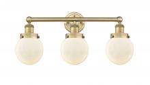 Innovations Lighting 616-3W-BB-G201-6 - Beacon - 3 Light - 24 inch - Brushed Brass - Bath Vanity Light