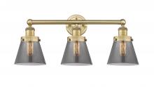 Innovations Lighting 616-3W-BB-G63 - Cone - 3 Light - 24 inch - Brushed Brass - Bath Vanity Light