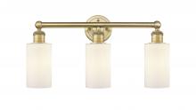 Innovations Lighting 616-3W-BB-G801 - Clymer - 3 Light - 22 inch - Brushed Brass - Bath Vanity Light