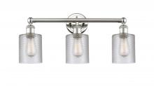 Innovations Lighting 616-3W-PN-G112 - Cobbleskill - 3 Light - 23 inch - Polished Nickel - Bath Vanity Light