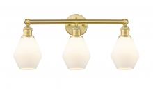 Innovations Lighting 616-3W-SG-G651-6 - Cindyrella - 3 Light - 24 inch - Satin Gold - Bath Vanity Light