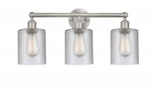 Innovations Lighting 616-3W-SN-G112 - Cobbleskill - 3 Light - 23 inch - Brushed Satin Nickel - Bath Vanity Light