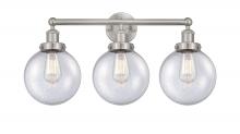 Innovations Lighting 616-3W-SN-G204-8 - Beacon - 3 Light - 26 inch - Brushed Satin Nickel - Bath Vanity Light