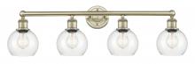 Innovations Lighting 616-4W-AB-G122-6 - Athens - 4 Light - 33 inch - Antique Brass - Bath Vanity Light