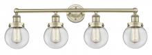 Innovations Lighting 616-4W-AB-G202-6 - Beacon - 4 Light - 33 inch - Antique Brass - Bath Vanity Light