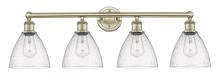 Innovations Lighting 616-4W-AB-GBD-754 - Bristol - 4 Light - 35 inch - Antique Brass - Bath Vanity Light