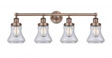Innovations Lighting 616-4W-AC-G192 - Bellmont - 4 Light - 33 inch - Antique Copper - Bath Vanity Light