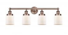 Innovations Lighting 616-4W-AC-G51 - Bell - 4 Light - 32 inch - Antique Copper - Bath Vanity Light