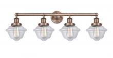 Innovations Lighting 616-4W-AC-G532 - Oxford - 4 Light - 34 inch - Antique Copper - Bath Vanity Light