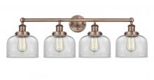 Innovations Lighting 616-4W-AC-G72 - Bell - 4 Light - 35 inch - Antique Copper - Bath Vanity Light