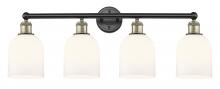 Innovations Lighting 616-4W-BAB-G558-6GWH - Bella - 4 Light - 33 inch - Black Antique Brass - Bath Vanity Light