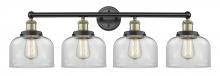 Innovations Lighting 616-4W-BAB-G72 - Bell - 4 Light - 35 inch - Black Antique Brass - Bath Vanity Light