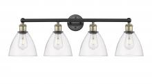 Innovations Lighting 616-4W-BAB-GBD-752 - Bristol - 4 Light - 35 inch - Black Antique Brass - Bath Vanity Light