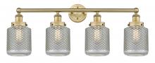  616-4W-BB-G262 - Stanton - 4 Light - 33 inch - Brushed Brass - Bath Vanity Light