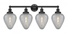 Innovations Lighting 616-4W-BK-G165 - Geneseo - 4 Light - 34 inch - Matte Black - Bath Vanity Light