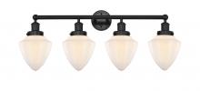 Innovations Lighting 616-4W-BK-G661-7 - Bullet - 4 Light - 33 inch - Matte Black - Bath Vanity Light