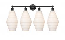 Innovations Lighting 616-4W-BK-G671-8 - Cascade - 4 Light - 35 inch - Matte Black - Bath Vanity Light