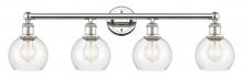 Innovations Lighting 616-4W-PN-G122-6 - Athens - 4 Light - 33 inch - Polished Nickel - Bath Vanity Light