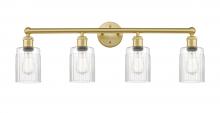 Innovations Lighting 616-4W-SG-G342 - Hadley - 4 Light - 32 inch - Satin Gold - Bath Vanity Light