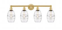 Innovations Lighting 616-4W-SG-G557-6CL - Vaz - 4 Light - 33 inch - Satin Gold - Bath Vanity Light