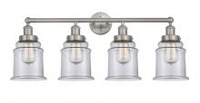 Innovations Lighting 616-4W-SN-G182 - Canton - 4 Light - 33 inch - Brushed Satin Nickel - Bath Vanity Light