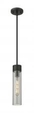  617-1S-BK-G617-11SM - Boreas - 1 Light - 3 inch - Matte Black - Stem Hung - Mini Pendant