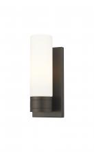 Innovations Lighting 617-1W-OB-G617-8WH - Boreas - 1 Light - 5 inch - Oil Rubbed Bronze - Sconce