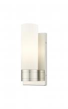 Innovations Lighting 617-1W-PN-G617-8SWH - Boreas - 1 Light - 5 inch - Polished Nickel - Sconce