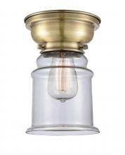 Innovations Lighting 623-1F-AB-G182 - Canton - 1 Light - 6 inch - Antique Brass - Flush Mount