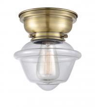 Innovations Lighting 623-1F-AB-G532 - Oxford - 1 Light - 8 inch - Antique Brass - Flush Mount