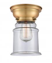 Innovations Lighting 623-1F-BB-G182 - Canton - 1 Light - 6 inch - Brushed Brass - Flush Mount