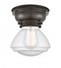 Innovations Lighting 623-1F-OB-G324 - Olean - 1 Light - 7 inch - Oil Rubbed Bronze - Flush Mount