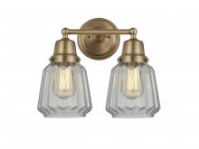  623-2W-BB-G142 - Chatham - 2 Light - 14 inch - Brushed Brass - Bath Vanity Light