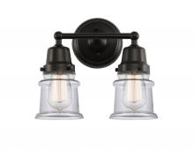 Innovations Lighting 623-2W-BK-G182S - Canton - 2 Light - 13 inch - Matte Black - Bath Vanity Light