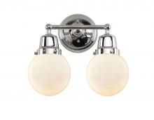 Innovations Lighting 623-2W-PC-G201-6 - Beacon - 2 Light - 14 inch - Polished Chrome - Bath Vanity Light