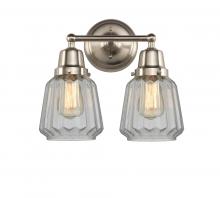 Innovations Lighting 623-2W-SN-G142 - Chatham - 2 Light - 14 inch - Brushed Satin Nickel - Bath Vanity Light