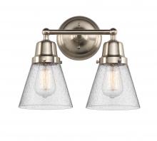 Innovations Lighting 623-2W-SN-G64 - Cone - 2 Light - 14 inch - Brushed Satin Nickel - Bath Vanity Light