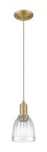 Innovations Lighting 716-1P-BB-G442 - Brookfield - 1 Light - 6 inch - Brushed Brass - Cord hung - Mini Pendant