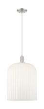 Innovations Lighting 716-1P-SN-G559-12GWH - Bridal Veil - 1 Light - 12 inch - Brushed Satin Nickel - Cord hung - Mini Pendant