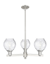 Innovations Lighting 716-3CR-SN-G362 - Waverly - 3 Light - 28 inch - Satin Nickel - Stem hung - Pendant
