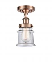 Innovations Lighting 916-1C-AC-G182S - Canton - 1 Light - 6 inch - Antique Copper - Semi-Flush Mount