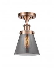 Innovations Lighting 916-1C-AC-G63 - Cone - 1 Light - 6 inch - Antique Copper - Semi-Flush Mount