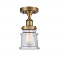 Innovations Lighting 916-1C-BB-G184S - Canton - 1 Light - 6 inch - Brushed Brass - Semi-Flush Mount